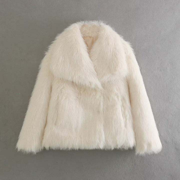 Stilla | Elegant Jakke Af F Faux Fur