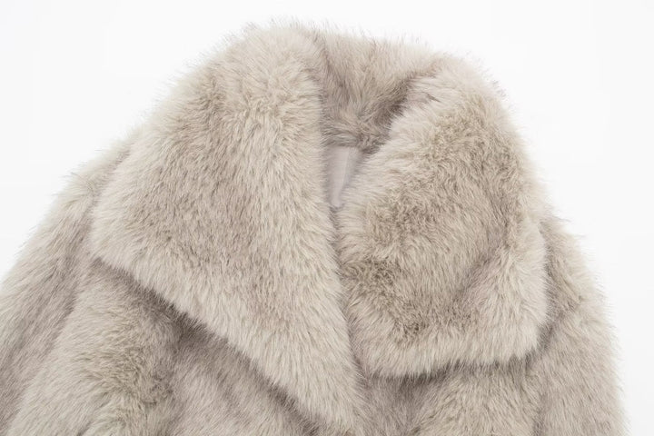 Stilla | Elegant Jakke Af F Faux Fur