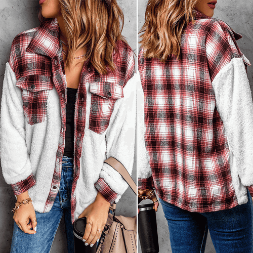 Stilla | Varm Ternet Fleece-bluse Til Damer
