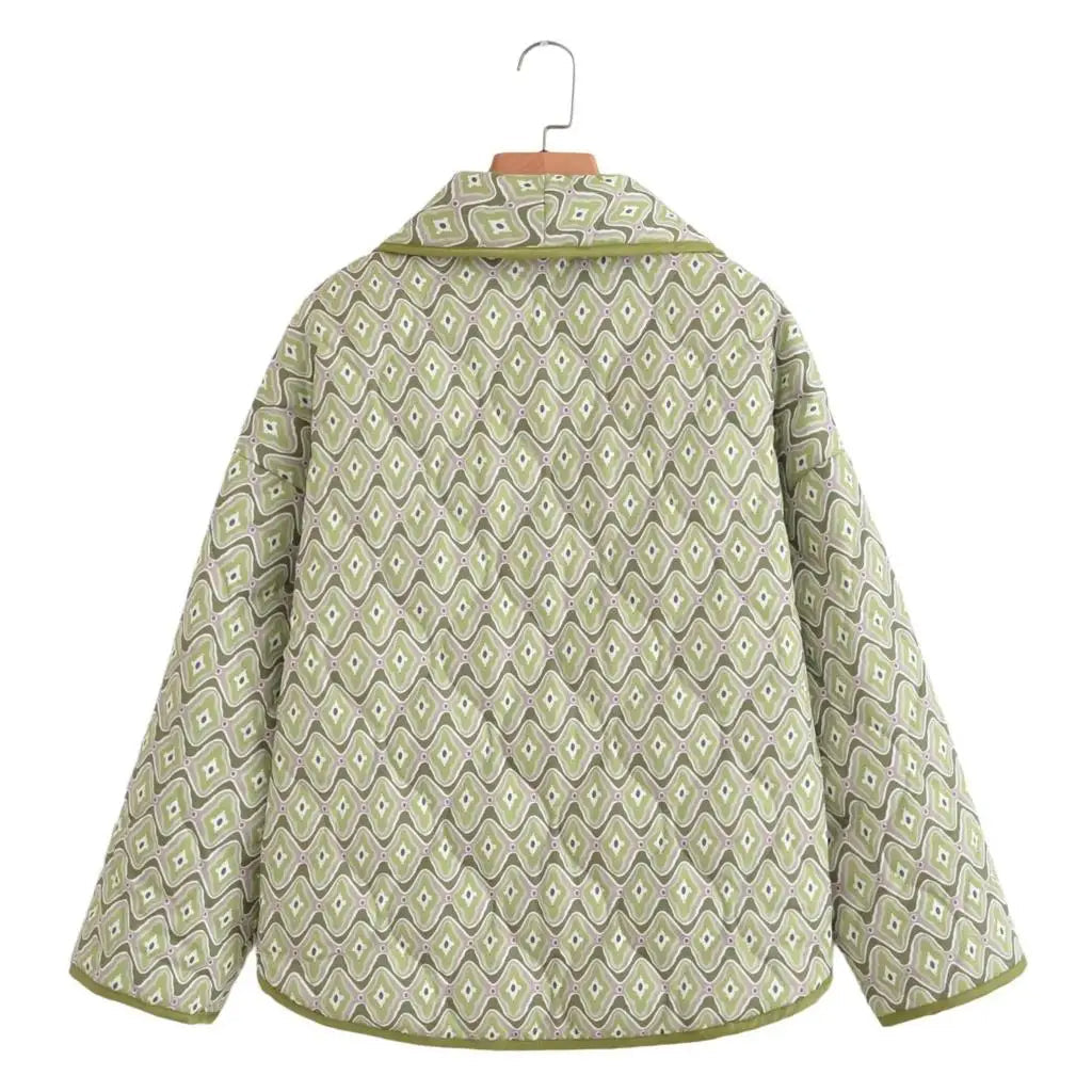 Stilla | Åben Quiltet Jakke I Boho Stil