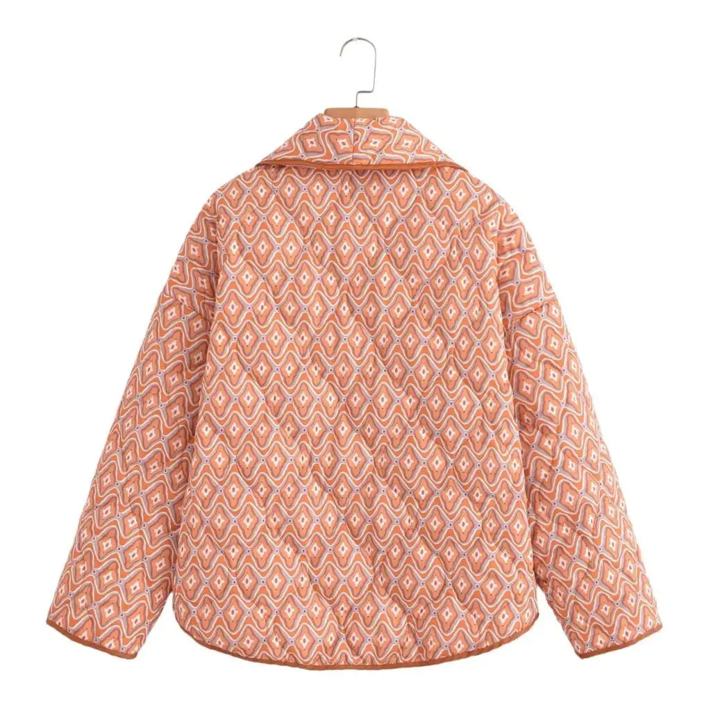 Stilla | Åben Quiltet Jakke I Boho Stil