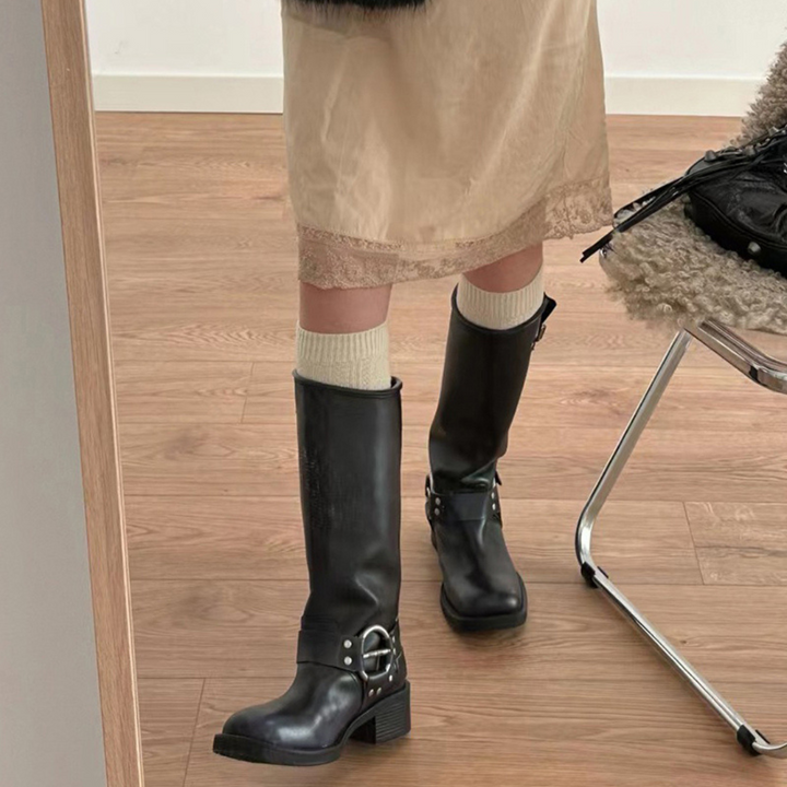 Stilla | Bikerstøvler Amber robust