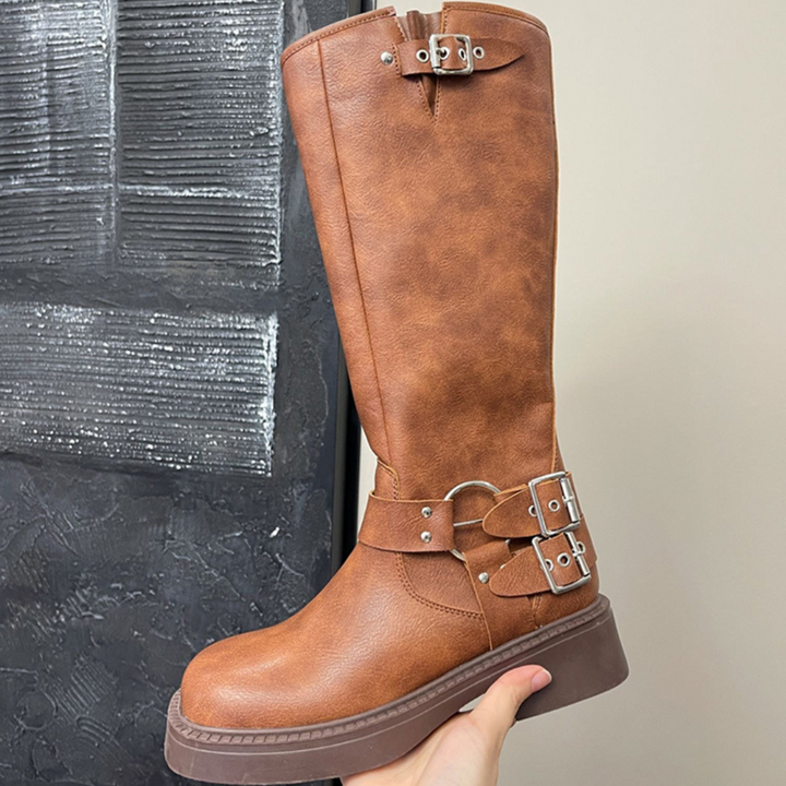 Stilla | Bikerstøvler Amber robust