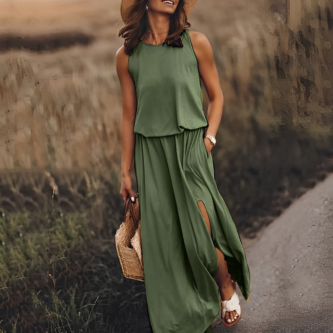 Stilla | Elegante Farverig Kjole