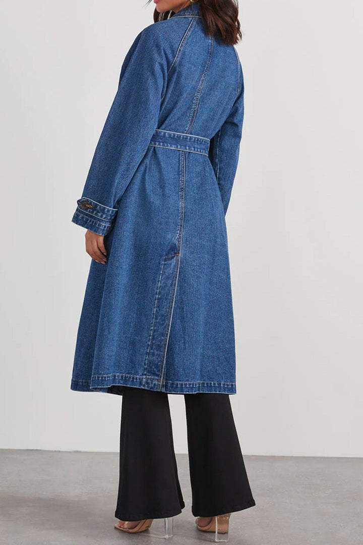 Stilla | Variabel Jeans Trenchcoat Med Stropper