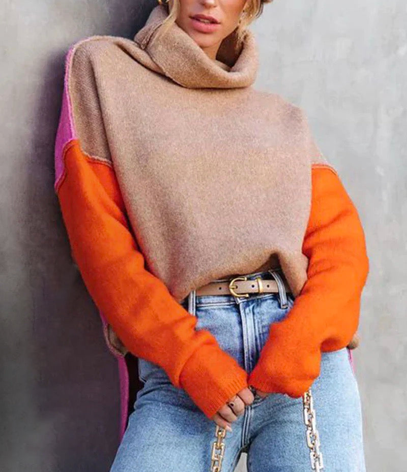 Stilla | Vidunderlig farveblok sweater