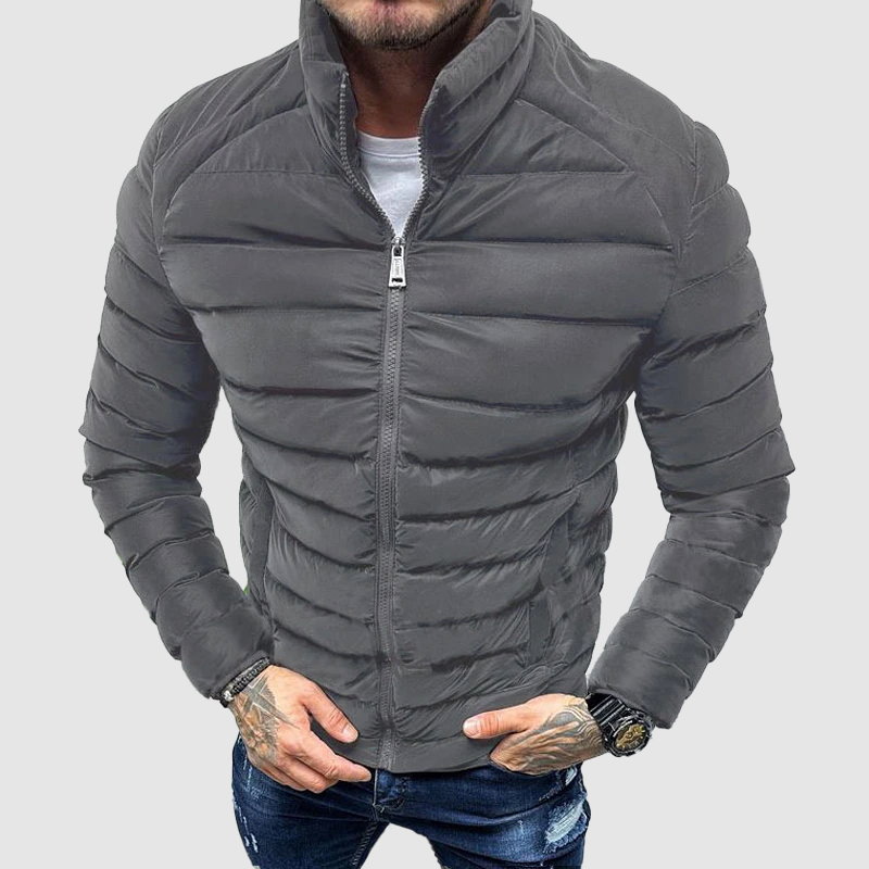Stilla | Varm Slim Fit Pufferjakke til Vinterkomfort for Herrer
