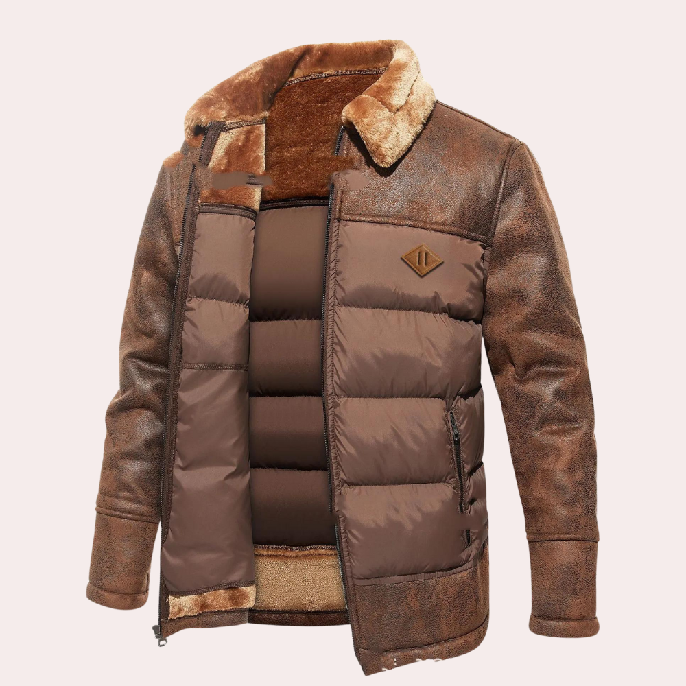Stilla | Kunstlæder Quiltet Forside Plysagtig Fleece Foring