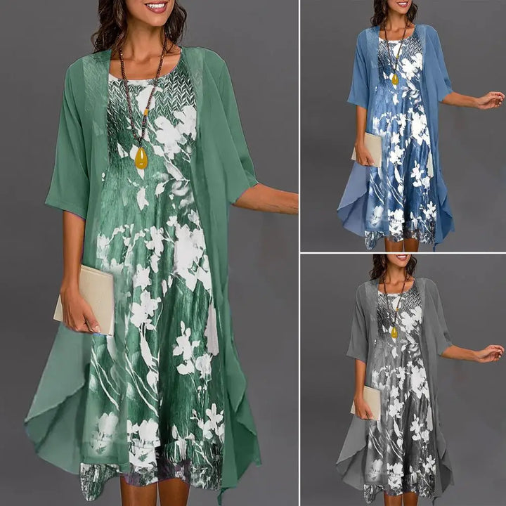 Stilla | Vintage Sommerkjole Med Blomsterprint