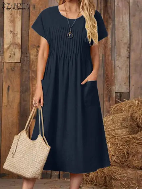 Stilla | Vintage Midi Kjole Abigail