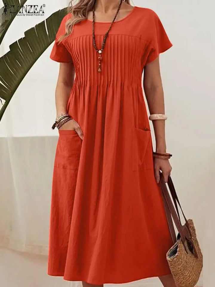 Stilla | Midi Vintage Kjole