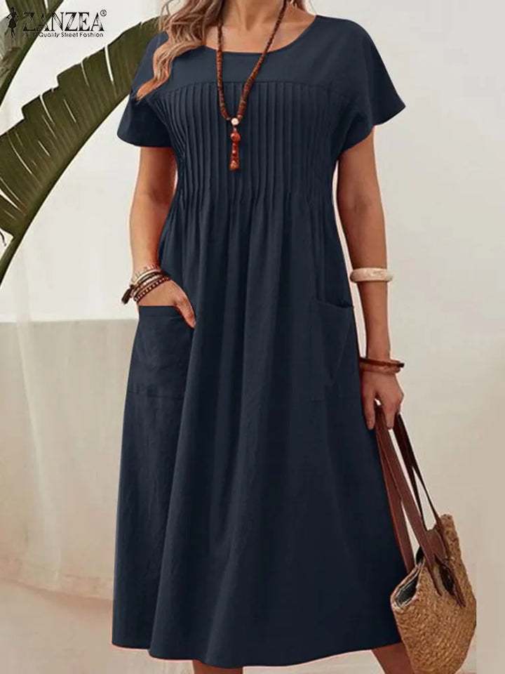 Stilla | Midi Vintage Kjole