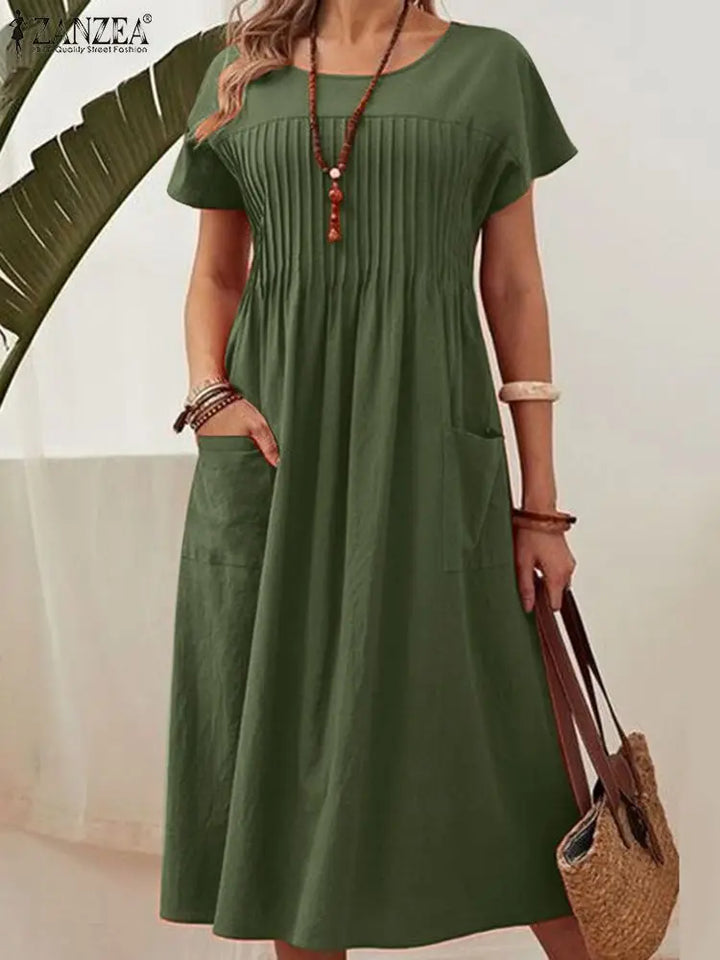 Stilla | Vintage Midi Kjole Abigail