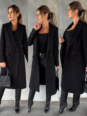 Stilla | Lang Frakke Elegant Moderne Stil Ideel til Efteråret