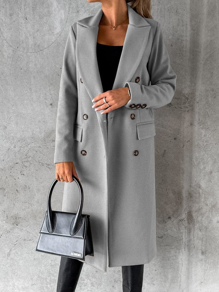Stilla | Lang Frakke Elegant Moderne Stil Ideel til Efteråret