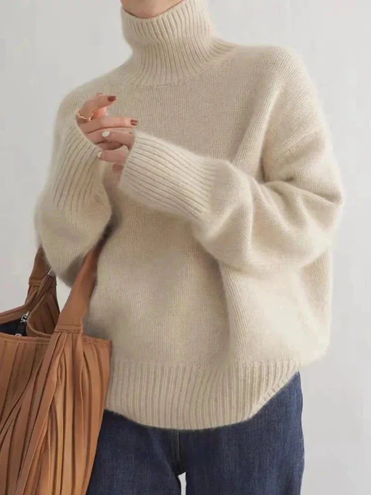 Stilla | Rullekravepullover Dame mode