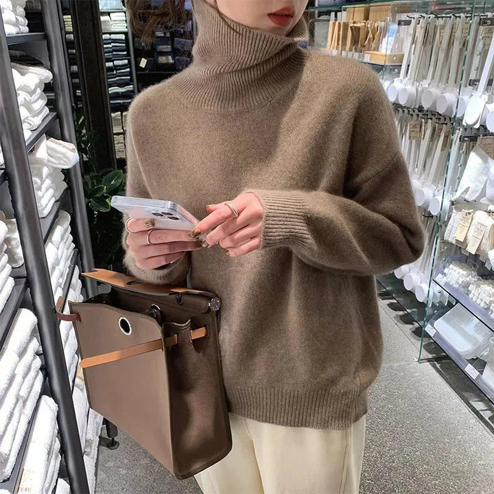Stilla | Rullekravepullover Dame mode
