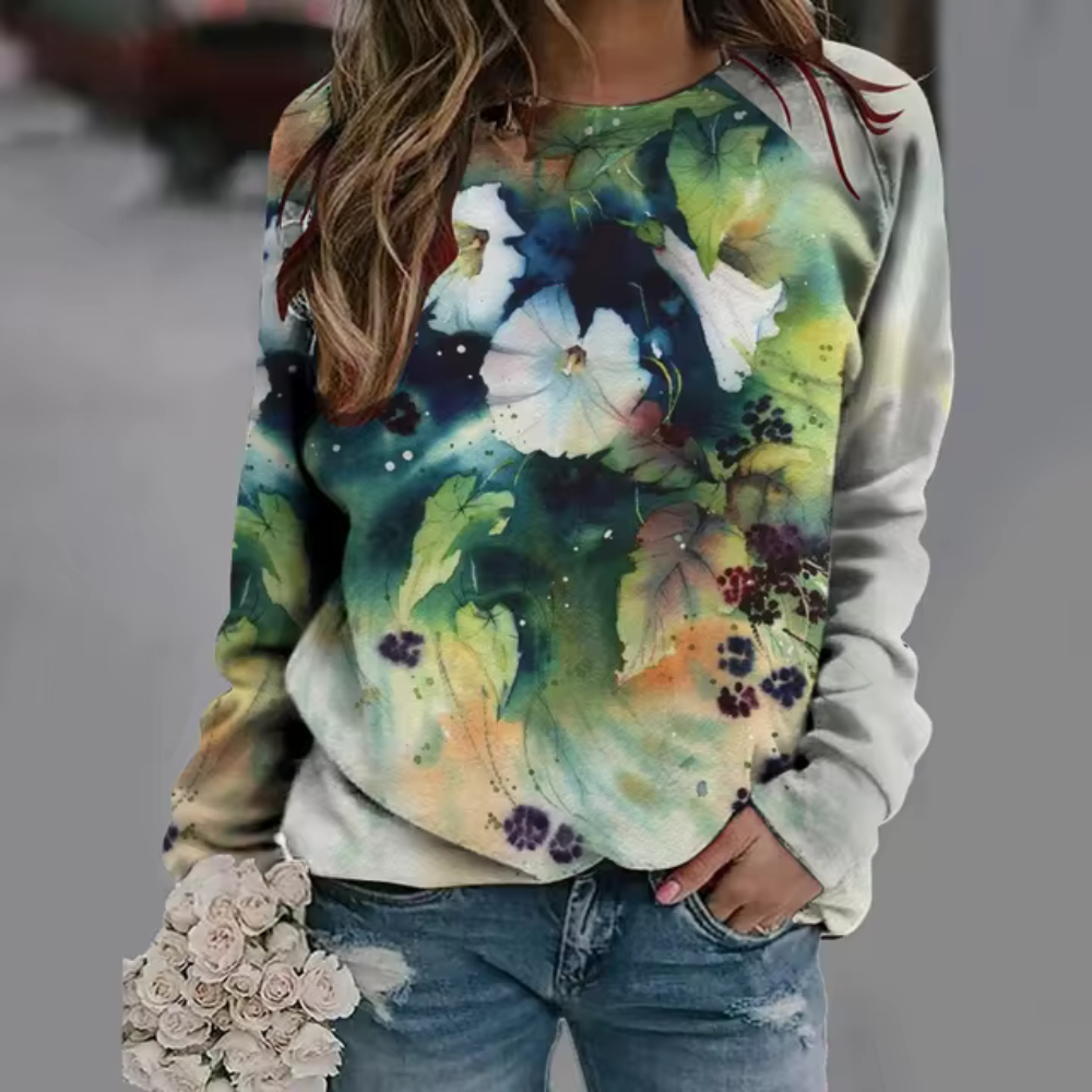 Stilla | Bred Og Stilfuld Sweatshirt