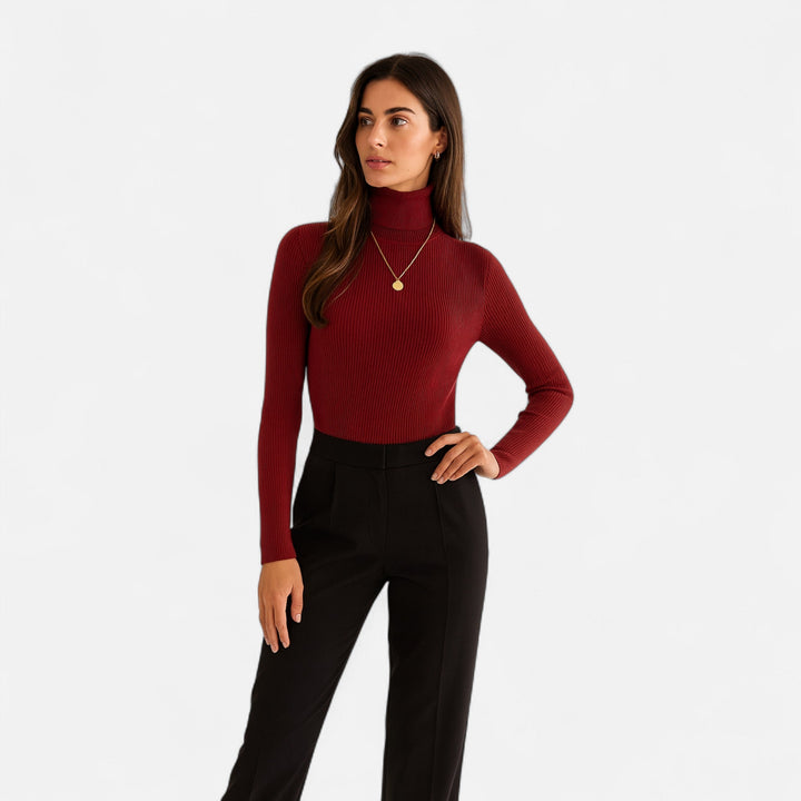 Stilla | Turtleneck Sweater Langærmet Ribbet