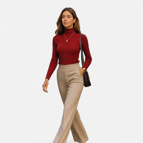 Stilla | Turtleneck Sweater Langærmet Ribbet