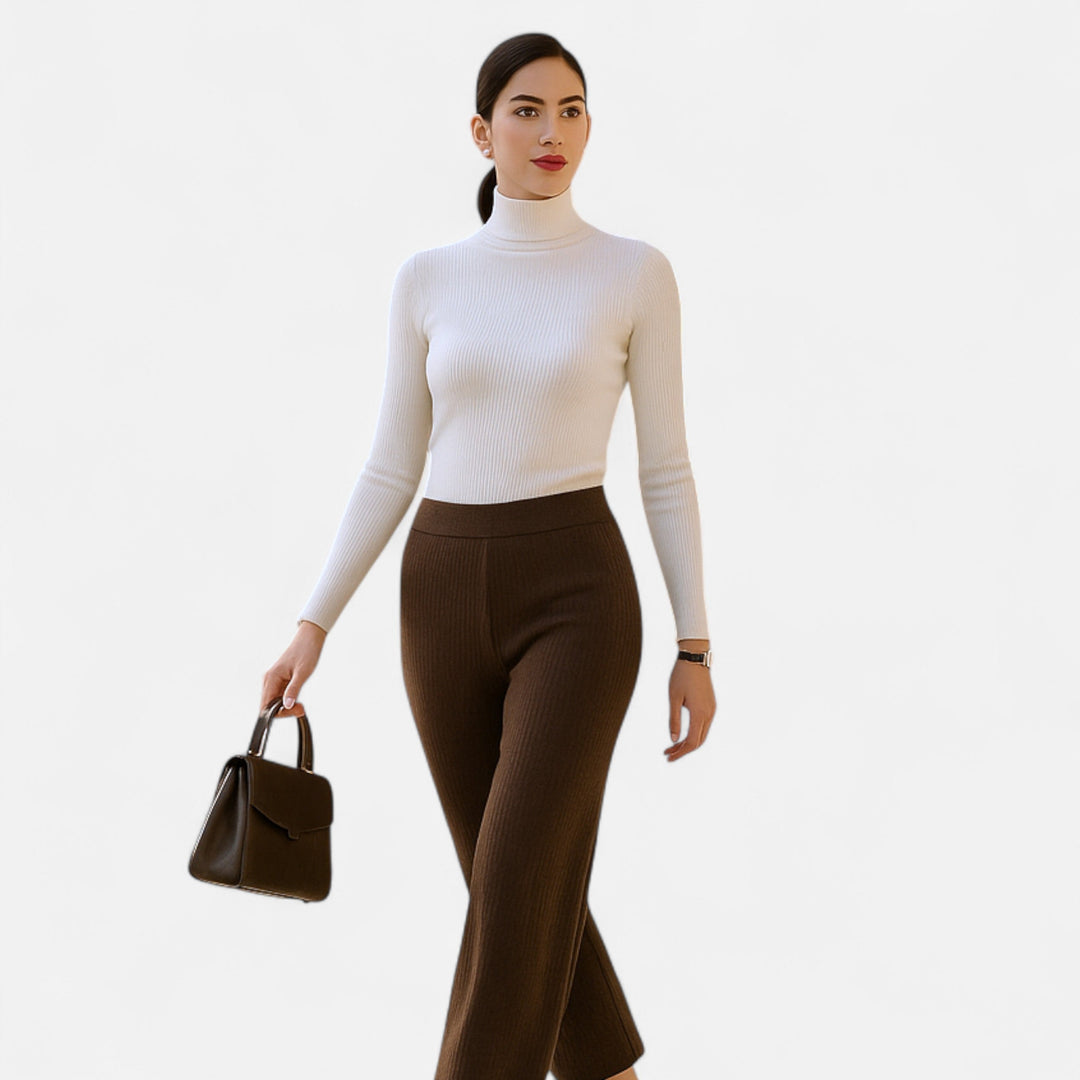 Stilla | Turtleneck Sweater Langærmet Ribbet