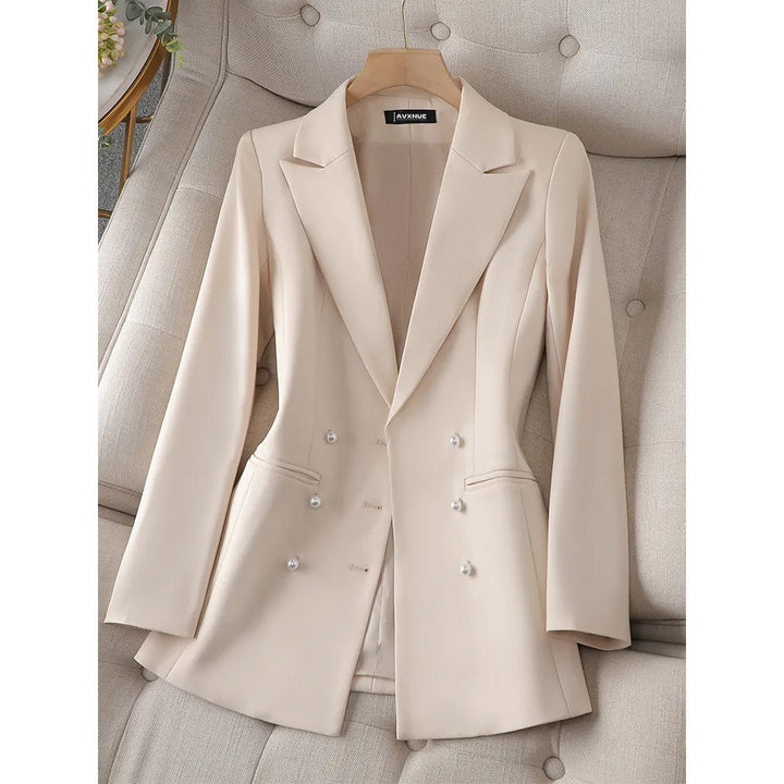 Stilla | Taljeret Blazer Med Perleknapper