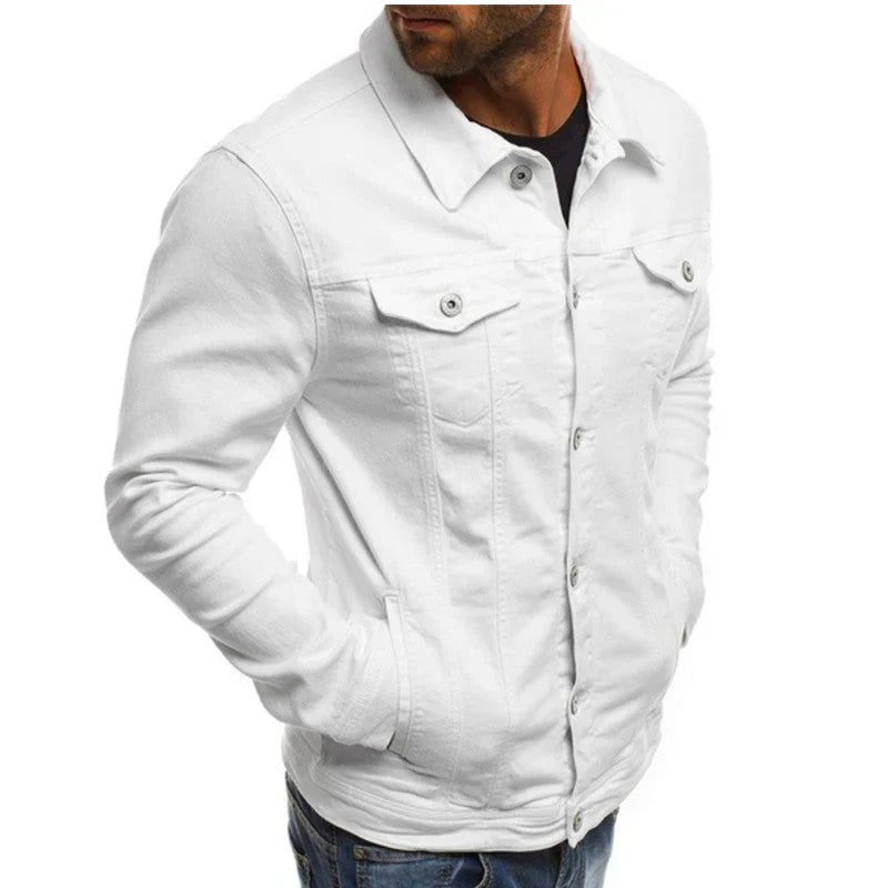 Stilla | Casual jeansjakke med ubesværet kant