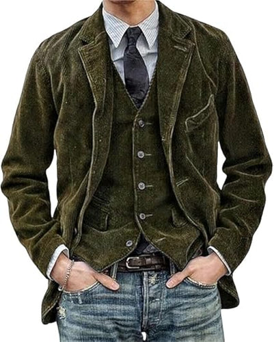 Stilla | Klassisk Blød Cord-Blazer
