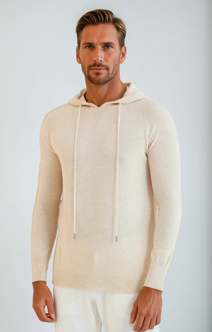 Stilla | Krævende Herre Hoodie Af Ren Kashmir