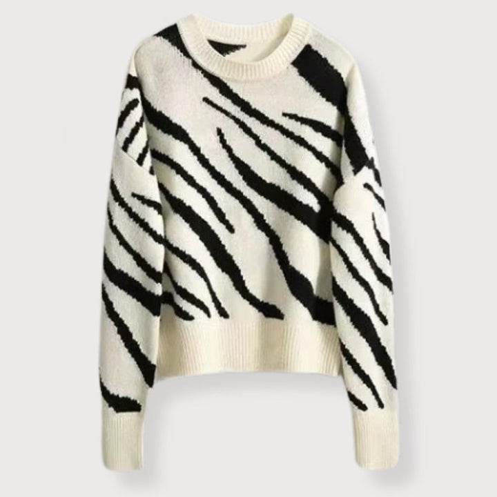 Stilla | Pullover med abstraheret tryk til kvinder