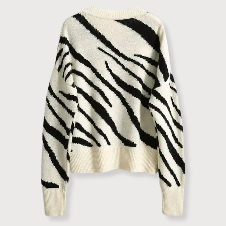 Stilla | Pullover med abstraheret tryk til kvinder