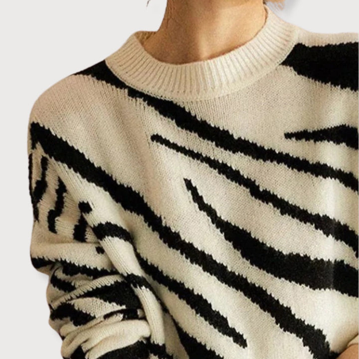 Stilla | Pullover med abstraheret tryk til kvinder
