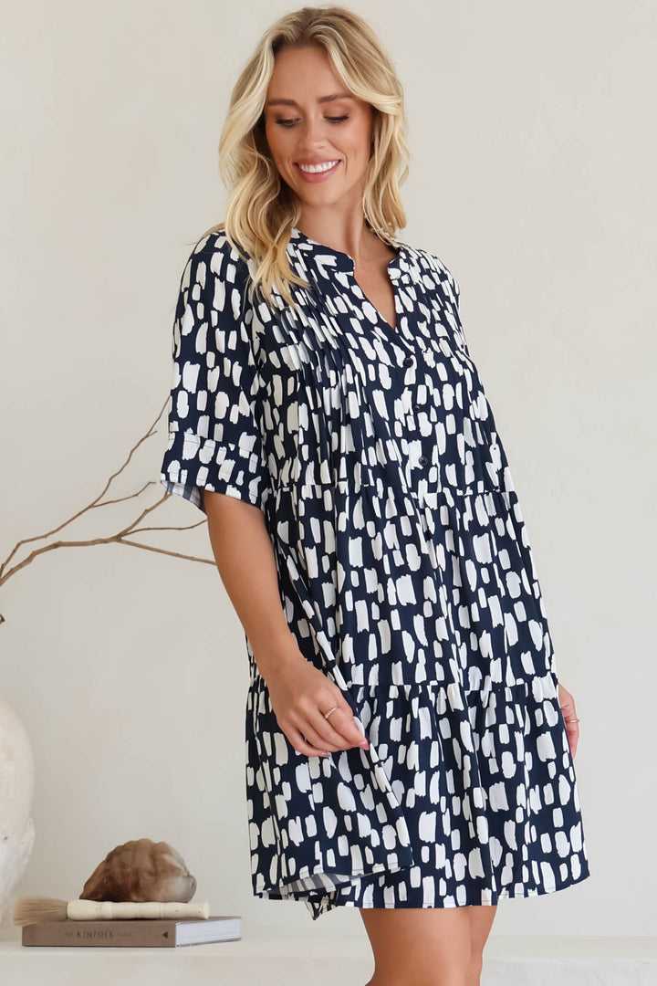 Stilla | Let Mini Kjole Med Knapper
