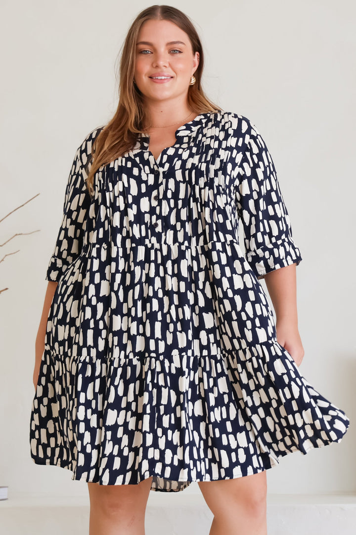 Stilla | Let Mini Kjole Med Knapper