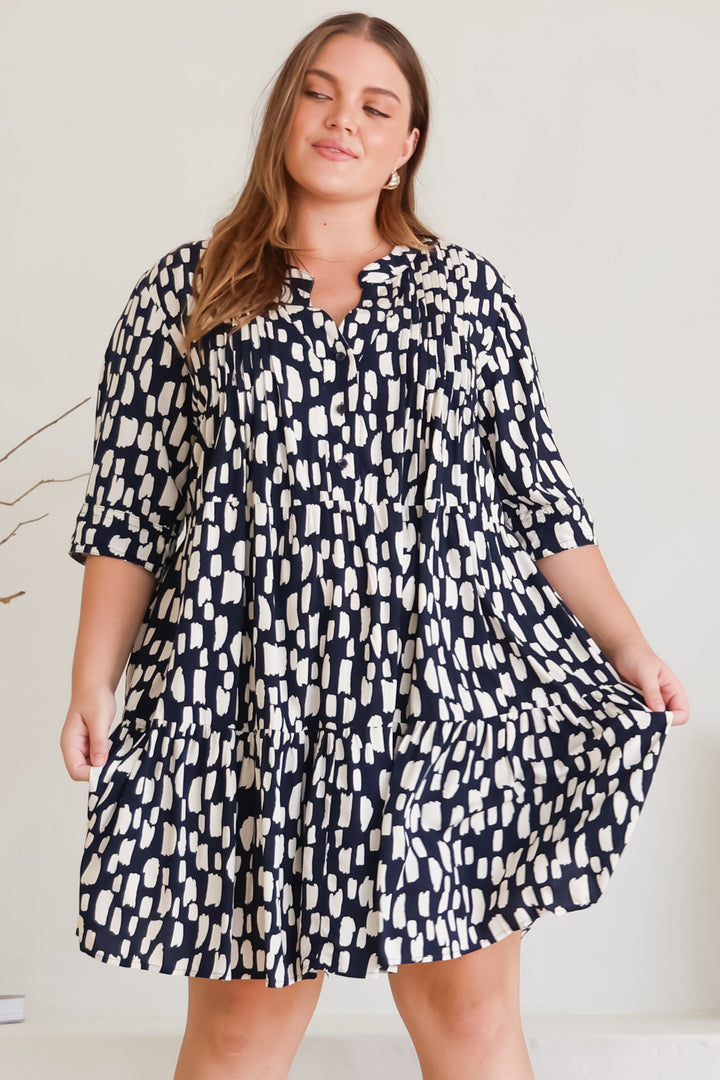 Stilla | Let Mini Kjole Med Knapper