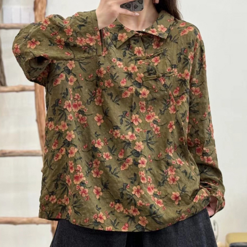 Stilla | Trendy Blomstret Skjorte Til Damer