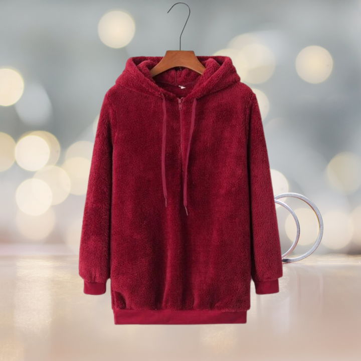 Stilla | Blød dame hoodie jakke til efteråret