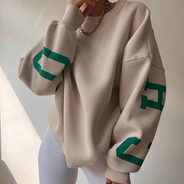 Stilla | Statement Sweater med typografi