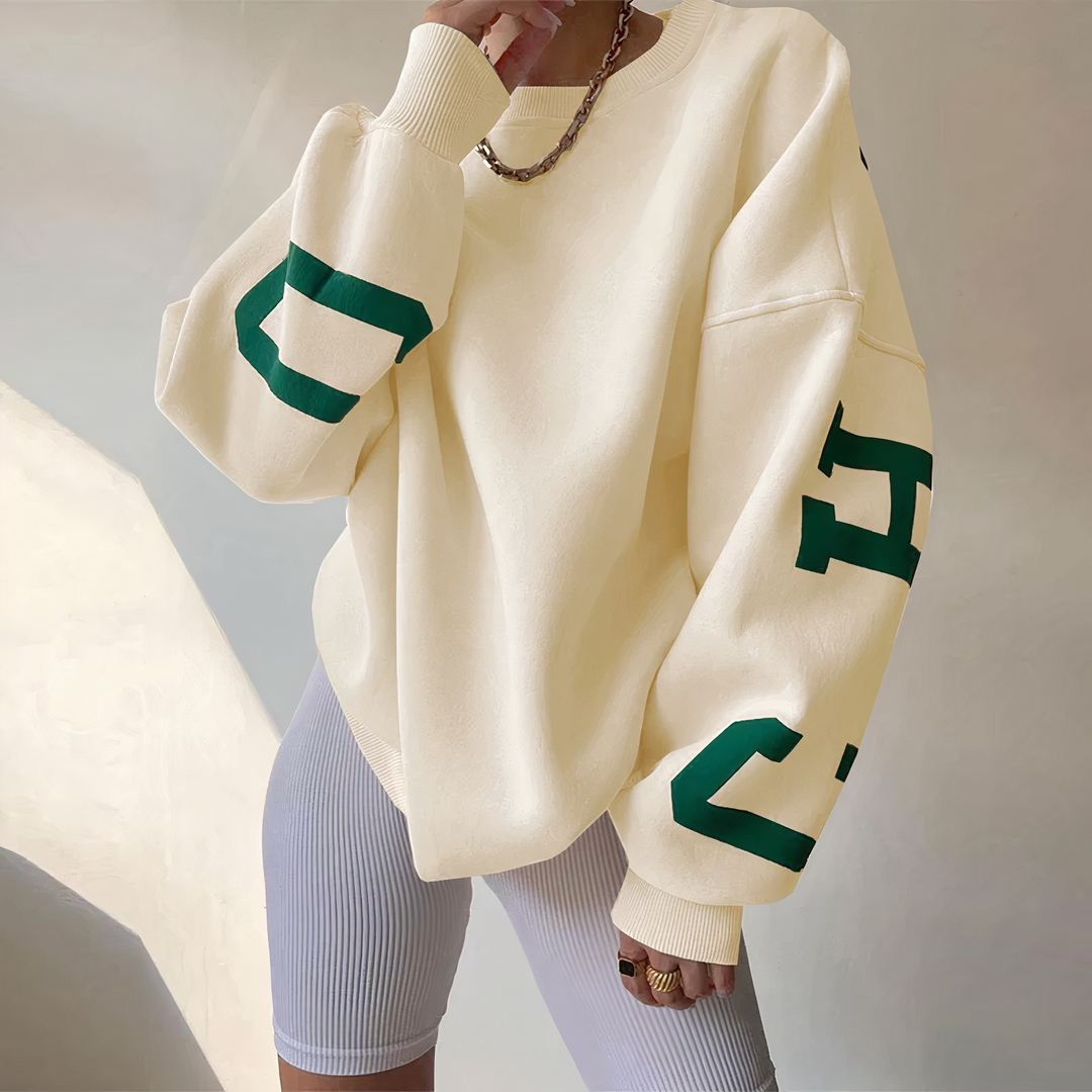 Stilla | Statement Sweater med typografi