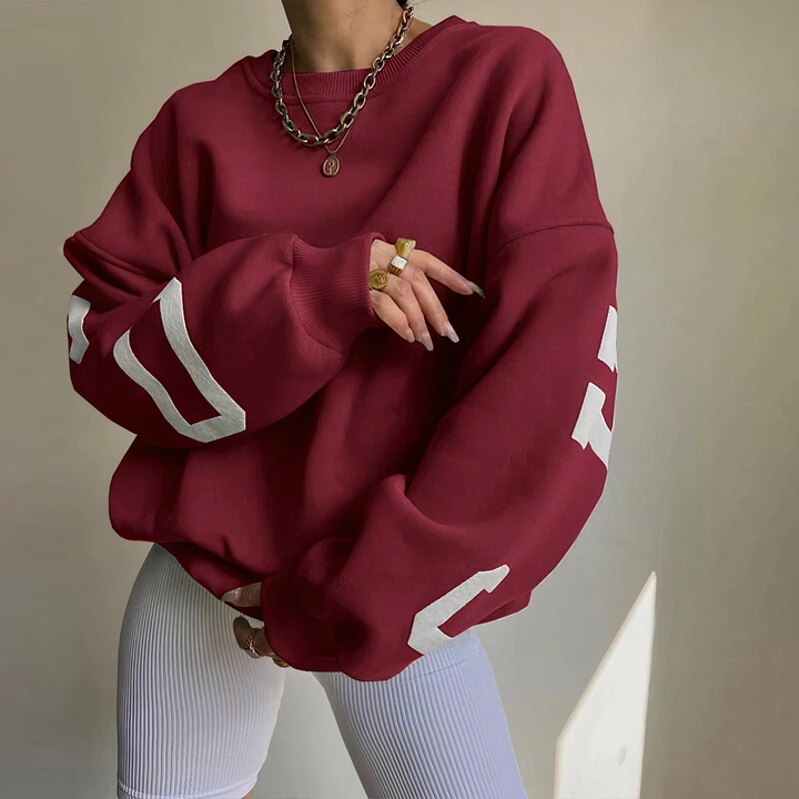 Stilla | Statement Sweater med typografi