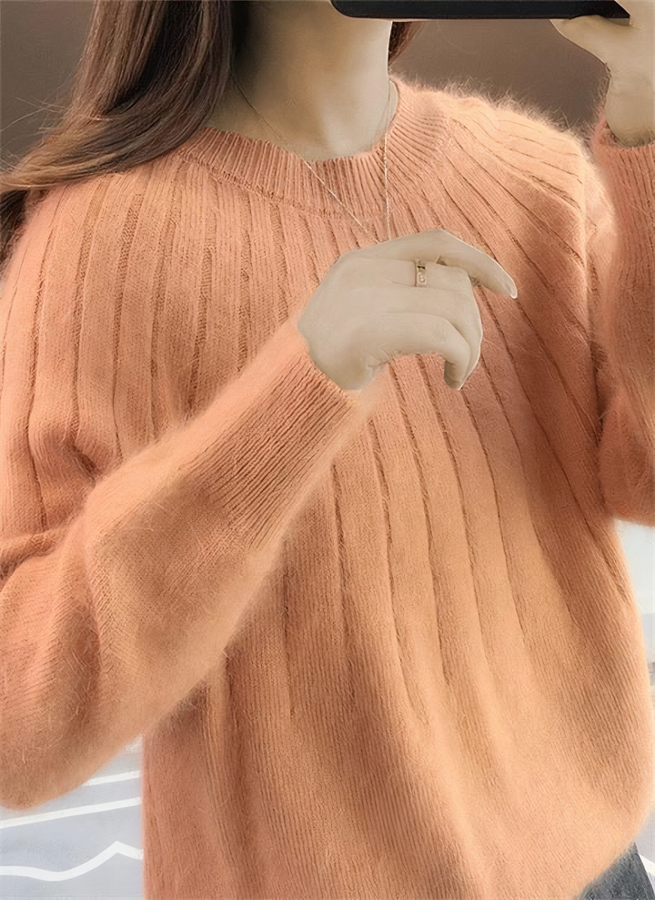Stilla | Fluffy Strikket Pullover