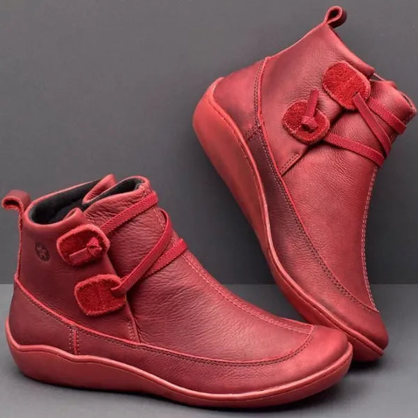 Stilla | Dame Vintage Casual Korte Ankelsko