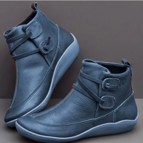 Stilla | Dame Vintage Casual Korte Ankelsko
