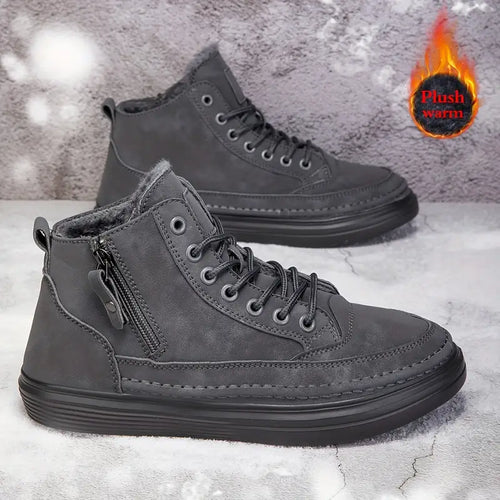 Stilla | Dame Plysch Høj Sneaker