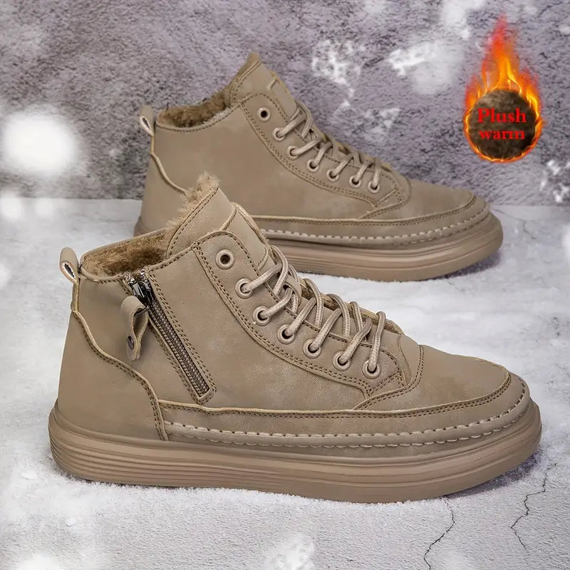 Stilla | Dame Plysch Høj Sneaker