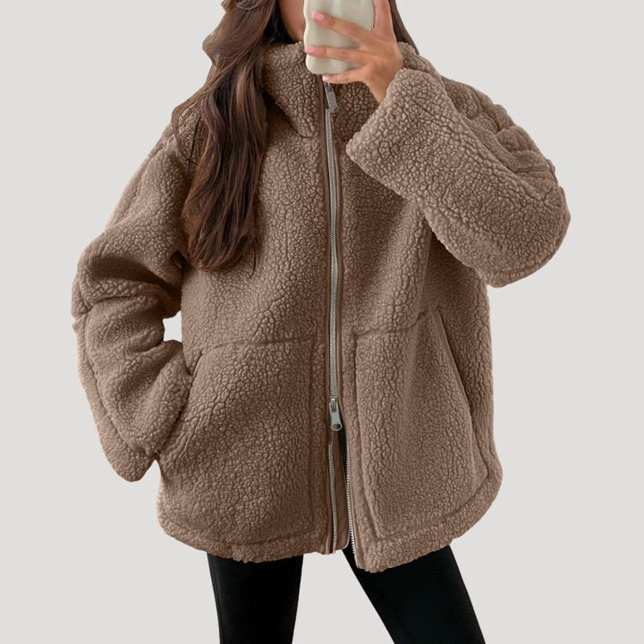 Stilla | Teddy Fleece Jakke Varm Blød og Behagelig