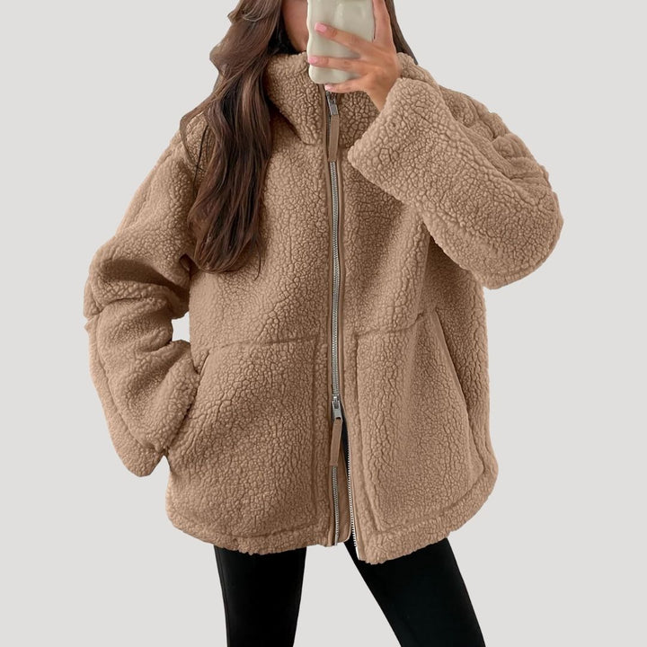 Stilla | Teddy Fleece Jakke Varm Blød og Behagelig