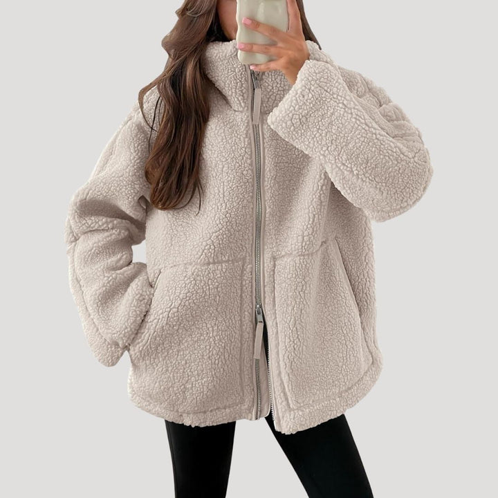 Stilla | Teddy Fleece Jakke Varm Blød og Behagelig