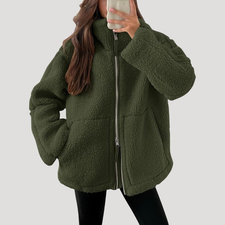 Stilla | Teddy Fleece Jakke Varm Blød og Behagelig