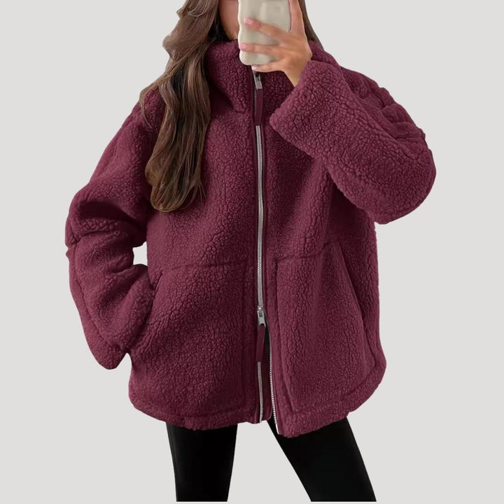 Stilla | Teddy Fleece Jakke Varm Blød og Behagelig
